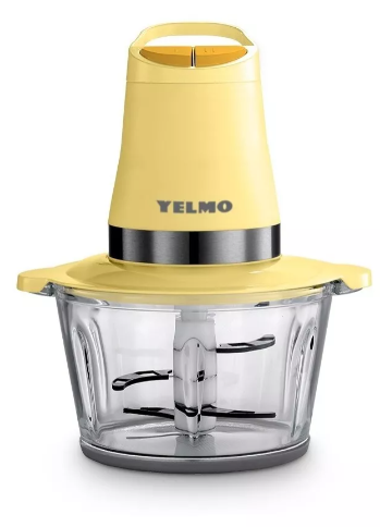 Picadora De Alimentos Yelmo -2 Velocidades 500w Color Amarillo