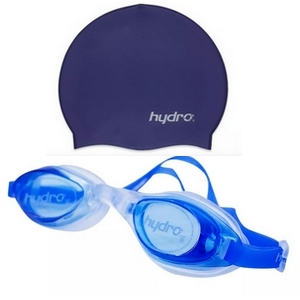 Combo Kit Natacion Adultos Antiparras + Gorro Hydro